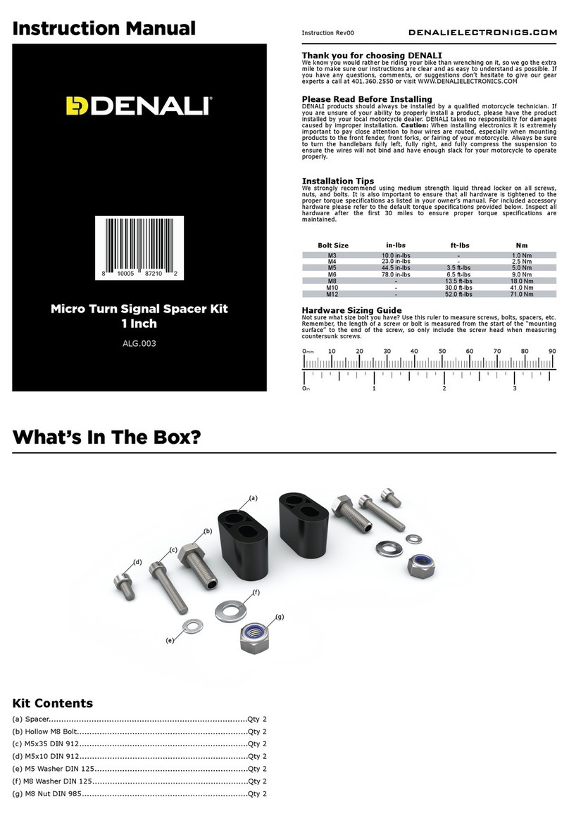 Denali ALG.003 instructions