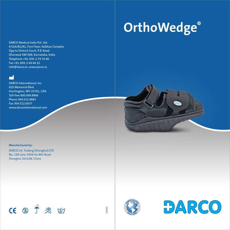 Darco OrthoWedge Instructions for use