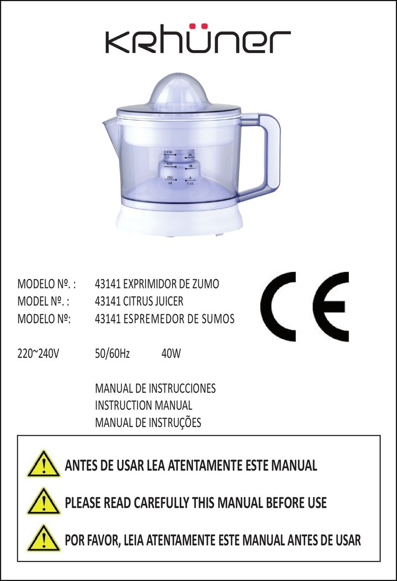 KRHÜNER 43141 instruction manual
