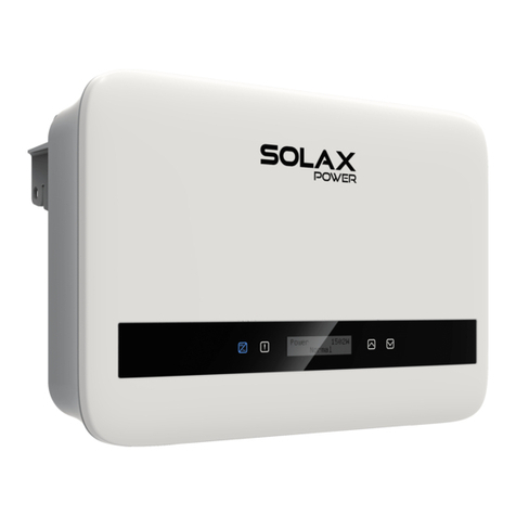 SolaX Power X1 Series User manual