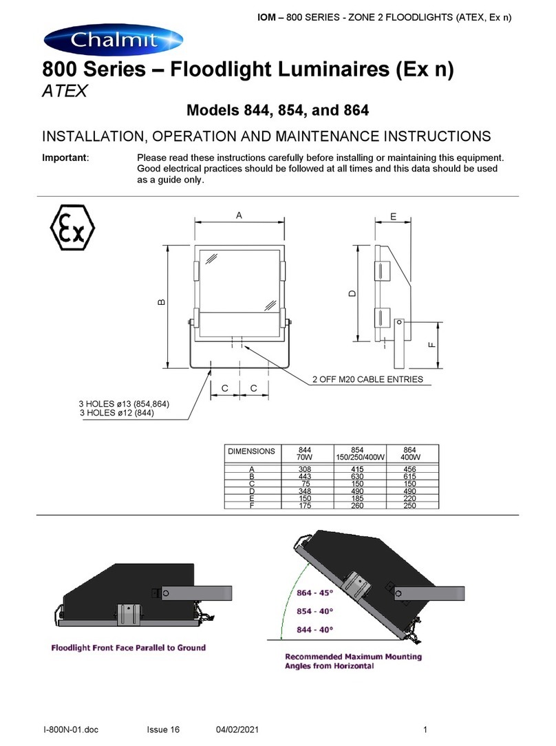 Chalmit 800 Series Manual