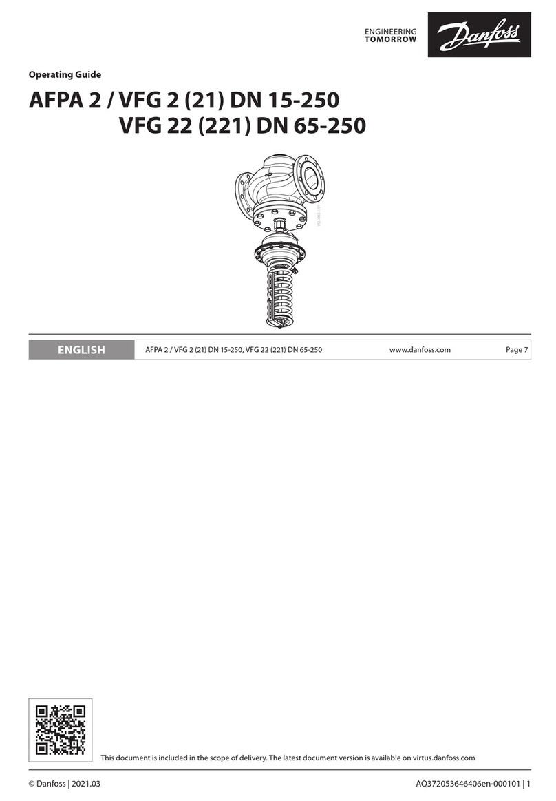 Danfoss AFPA 2 / VFG 2 DN 15-250 User manual