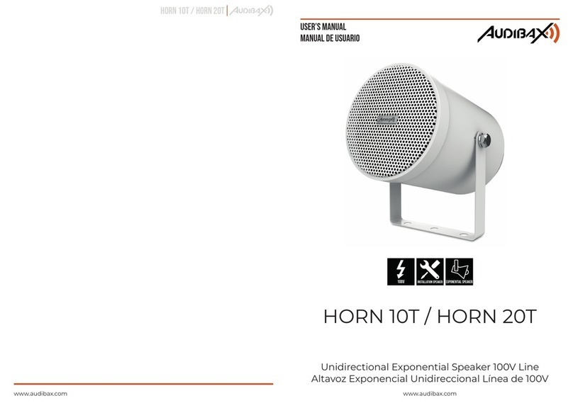 Audibax HORN 10T user manual