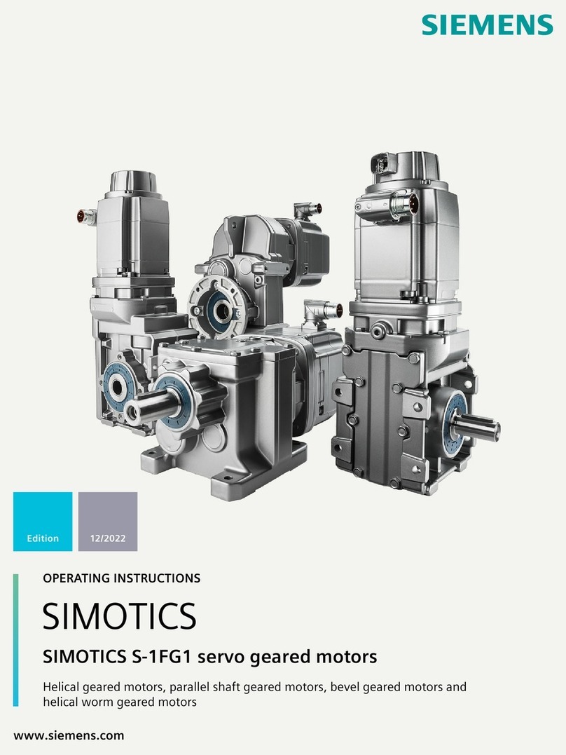 Siemens SIMOTICS S-1FG1 User manual