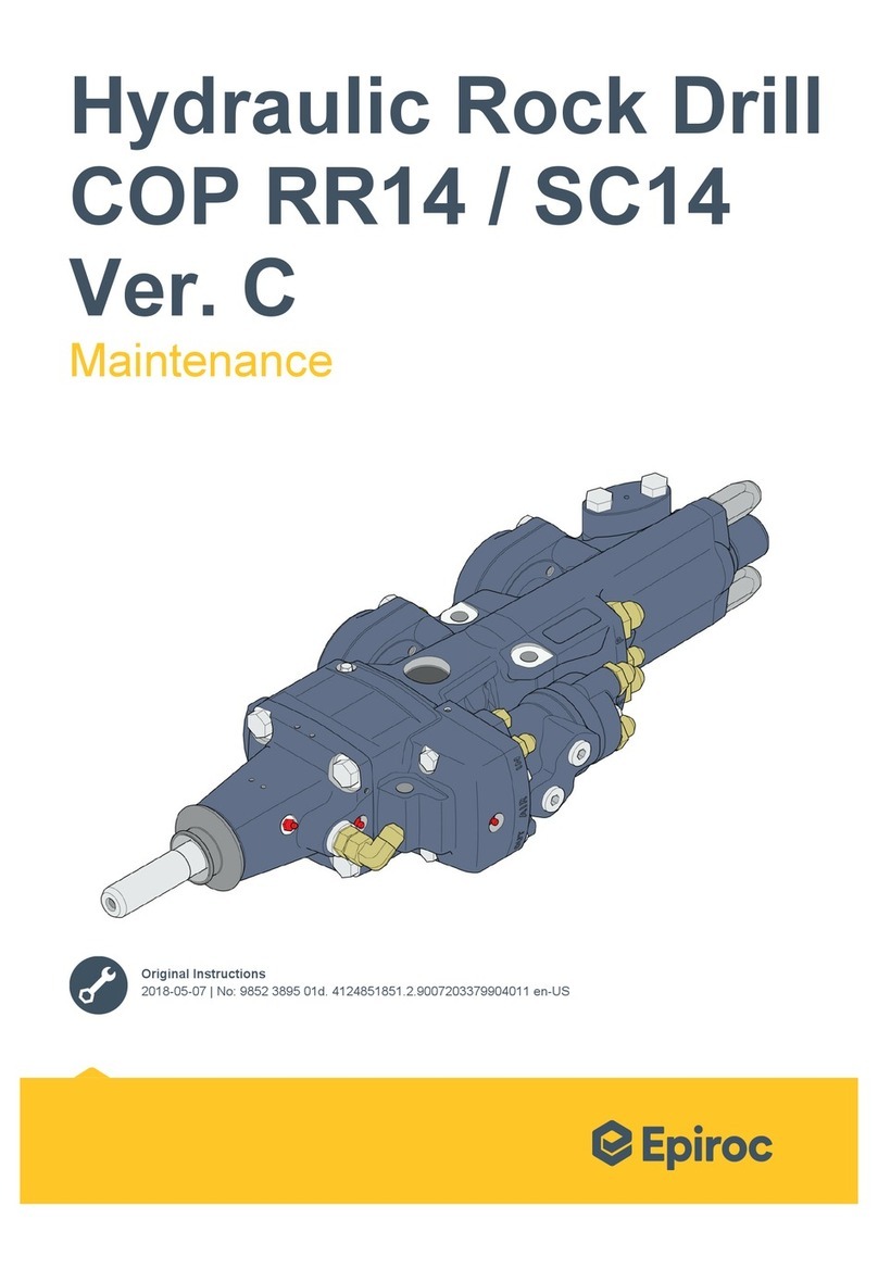Epiroc COP RR14 maintenance