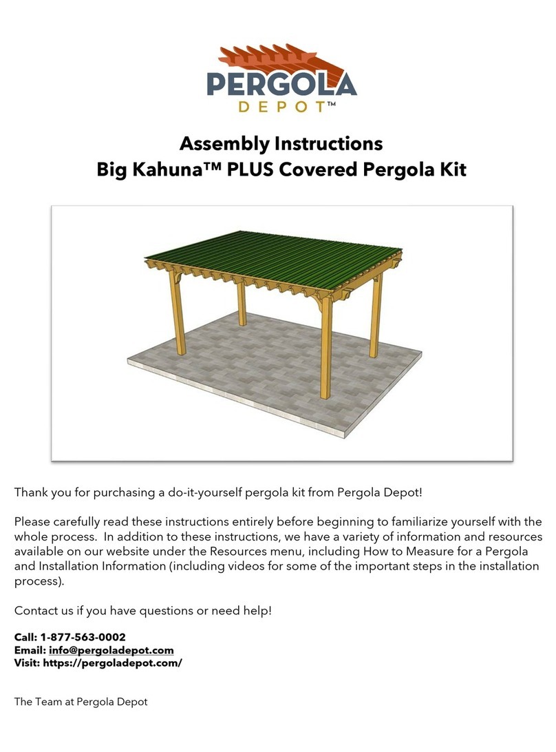 Pergola Depot Big Kahuna PLUS Assembly instructions