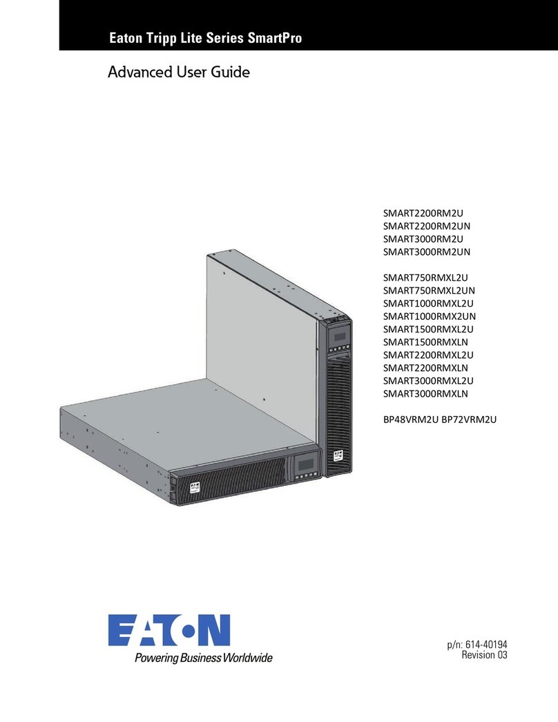 Eaton Tripp Lite Series SmartPro Series Advanced user's guide