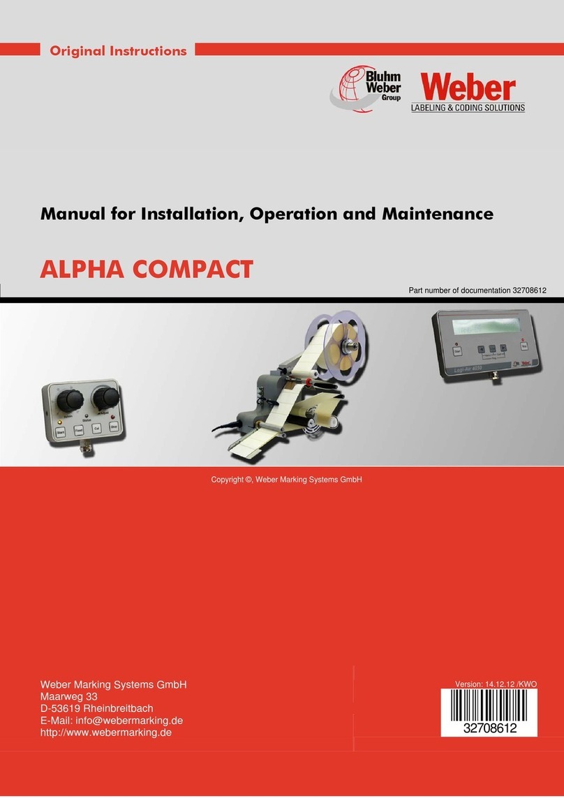 Weber ALPHA COMPACT manual