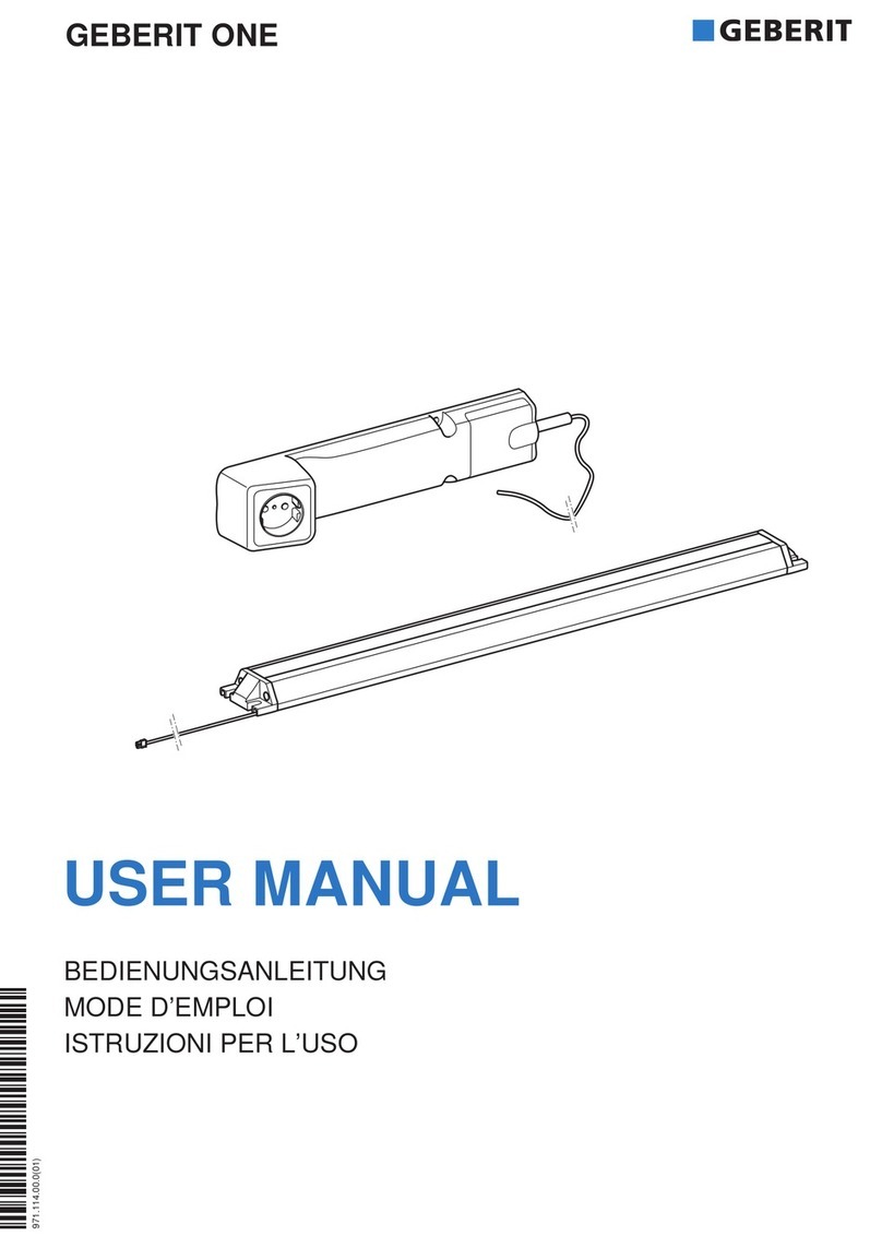 Geberit ONE user manual