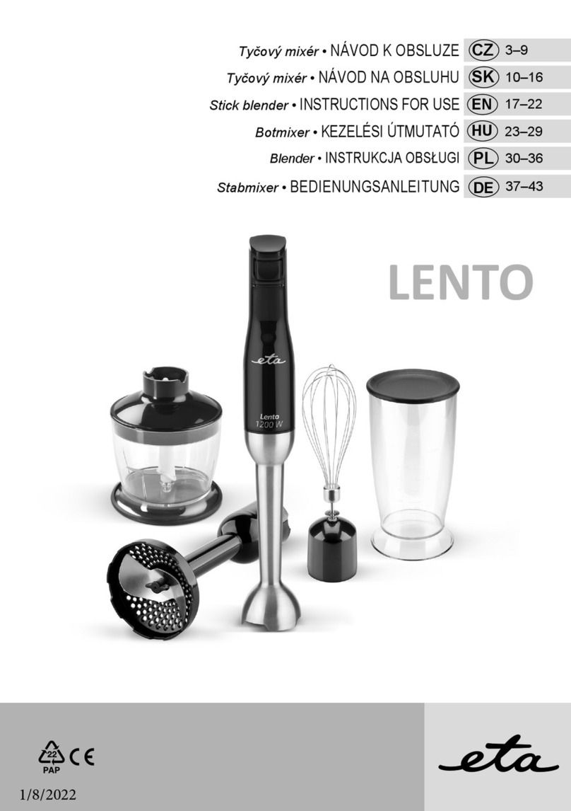 eta LENTO Instructions for use