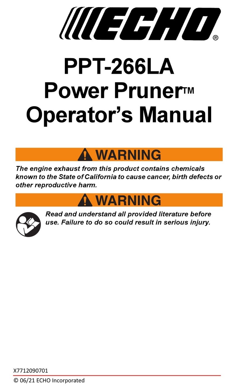 Echo Power Pruner PPT-266LA User manual