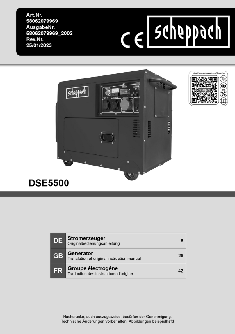 Scheppach DSE5500 Quick start guide