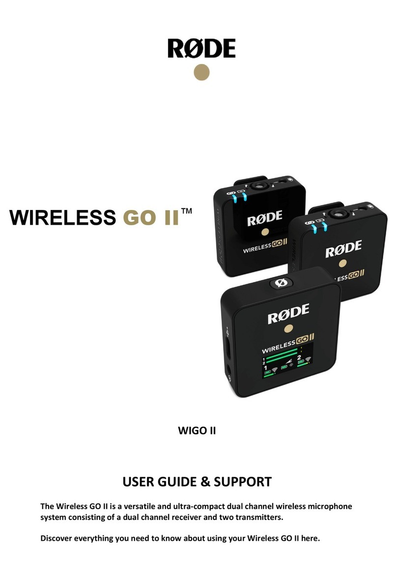 RODE Microphones WIRELESS GO II user guide