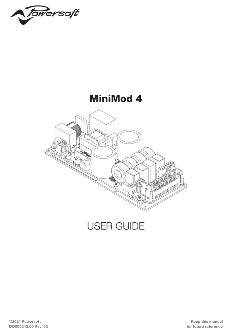 powersoft MiniMod 4 user guide