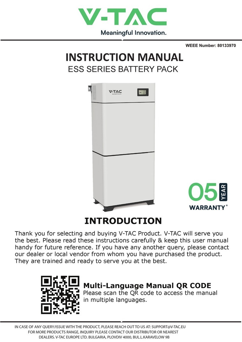 V-TAC ESS Series User manual