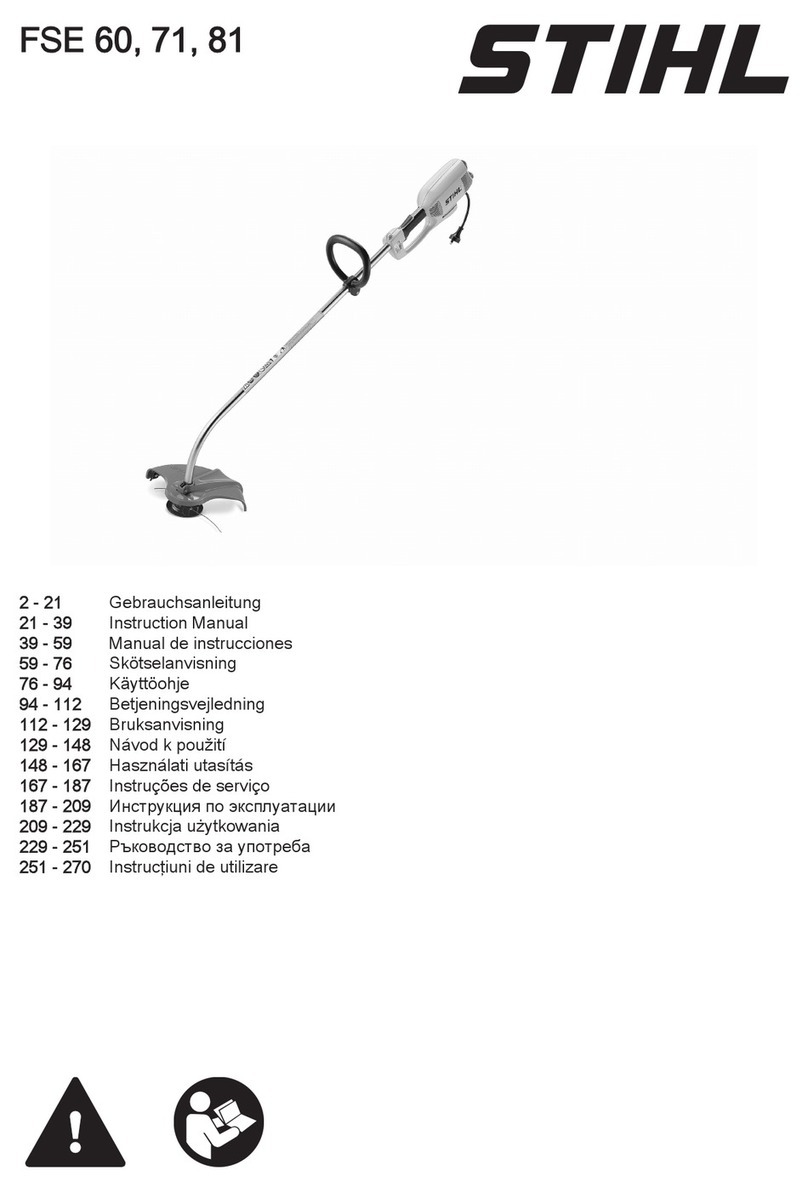 Stihl FSE 60 instruction manual
