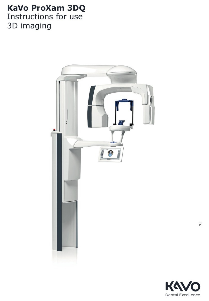 KaVo ProXam 3DQ User manual KaVo ProXam 3DQ User manual
