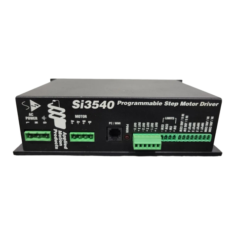 Applied Motion Products Si3540 Hardware manual Applied Motion Products Si3540 Hardware manual