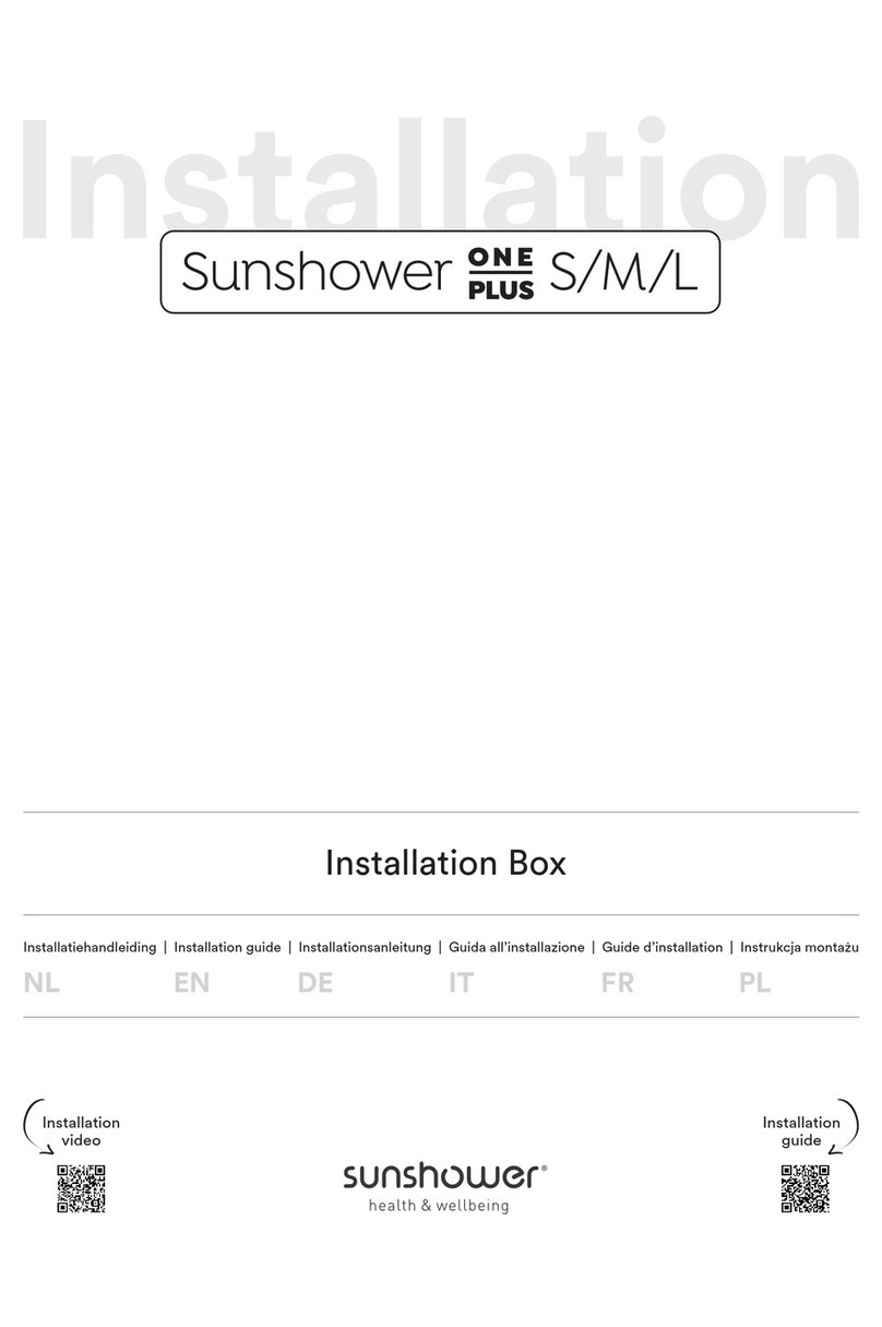 Sunshower ONE PLUS S Installation