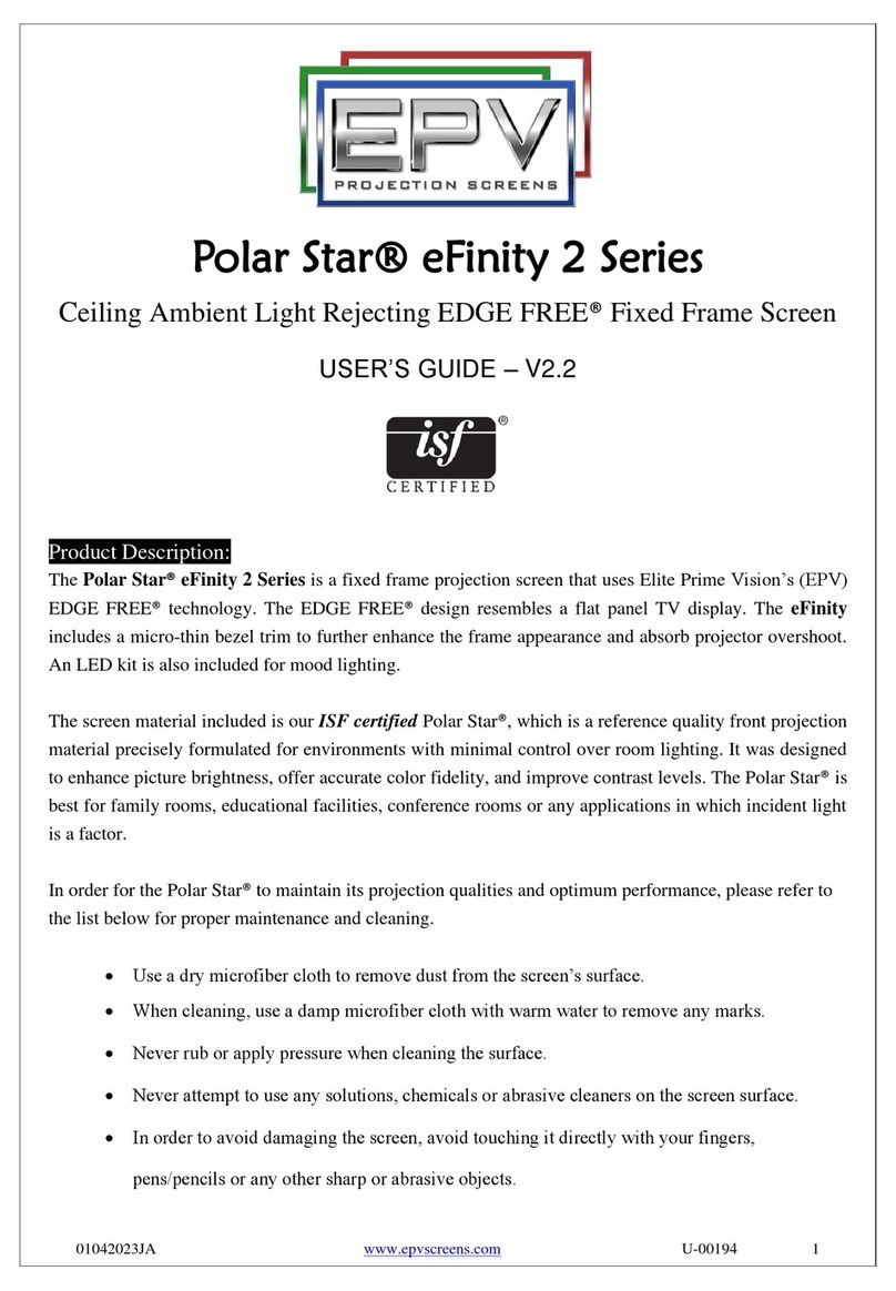EPV Polar Star eFinity 2 Series User manual EPV Polar Star eFinity 2 Series User manual
