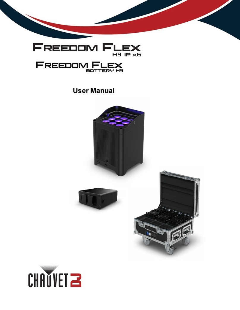 Chauvet DJ FREEDOM FLEX H9 IP x6 user manual