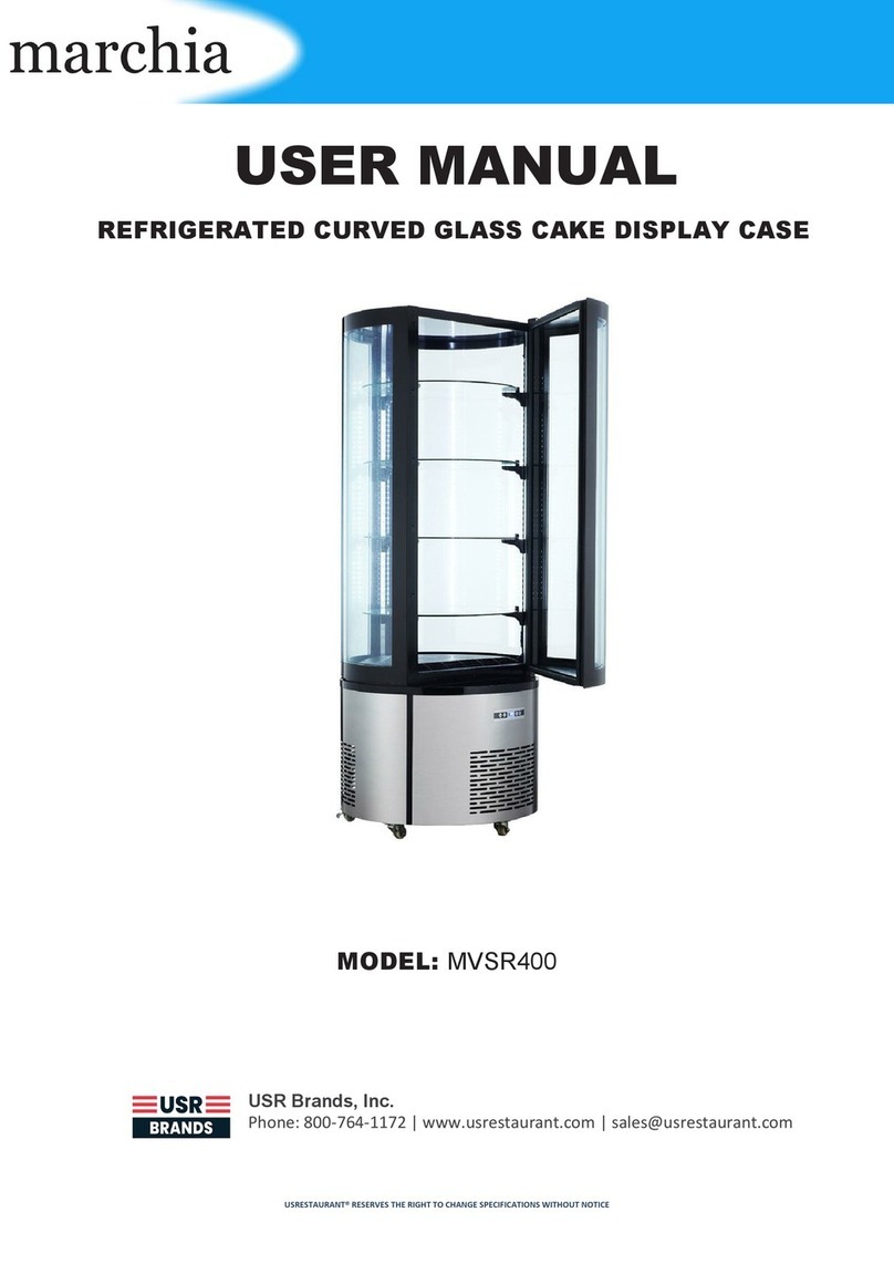 USR Brands Marchia MVSR400 user manual