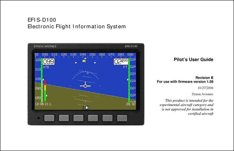 Dynon Avionics EFIS-D100 User manual