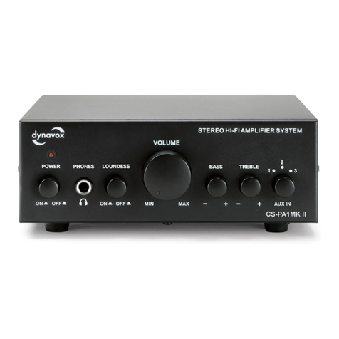 DynaVox CS-PA1 User manual
