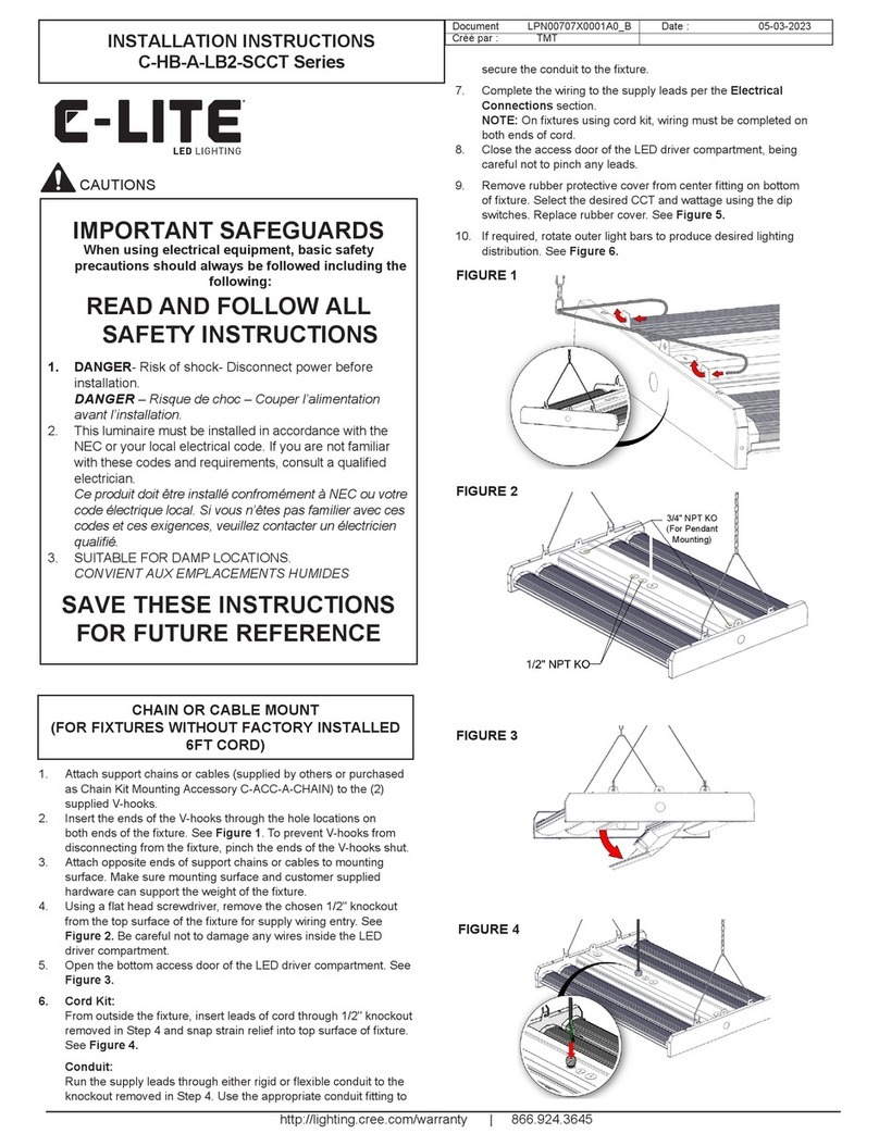 C-LITE C-HB-A-LB2-SCCT Series User manual