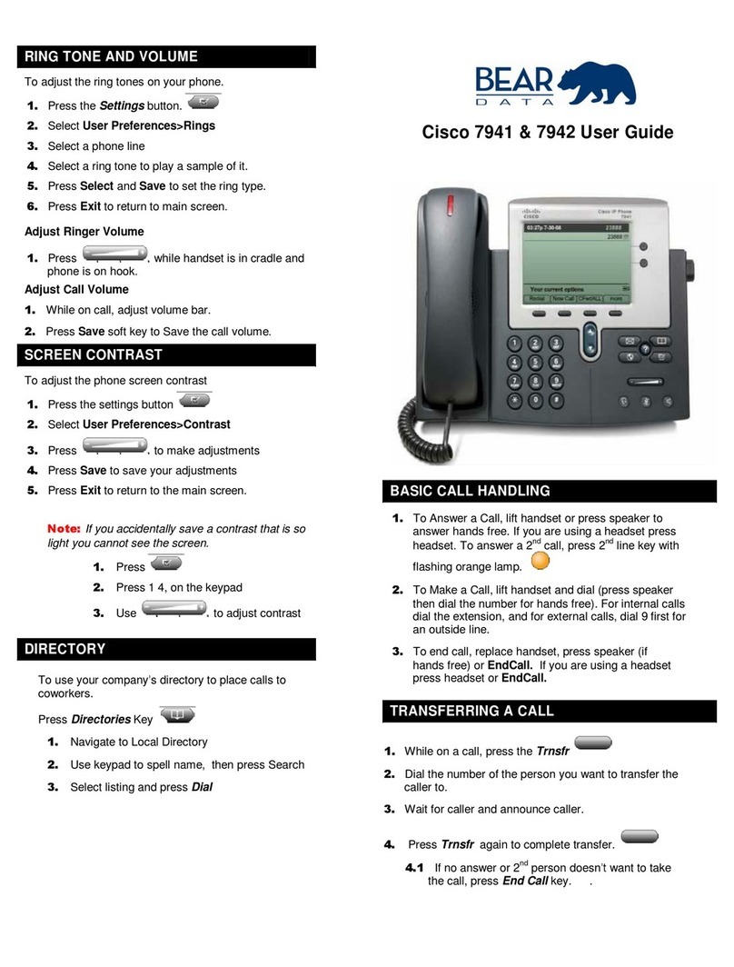 Cisco DATAVOX 7941 user guide