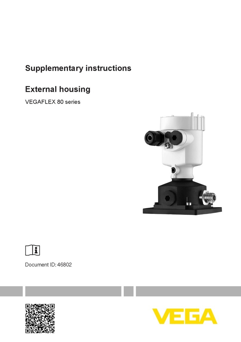 Vega VEGAFLEX 80 Series Supplementary instructions