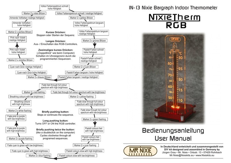 Mr. Nixie Nixietherm IN-13 user manual