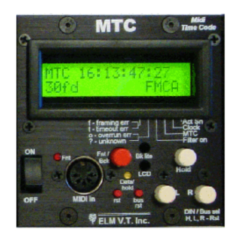 ELM Video MTC-HH Operation guide
