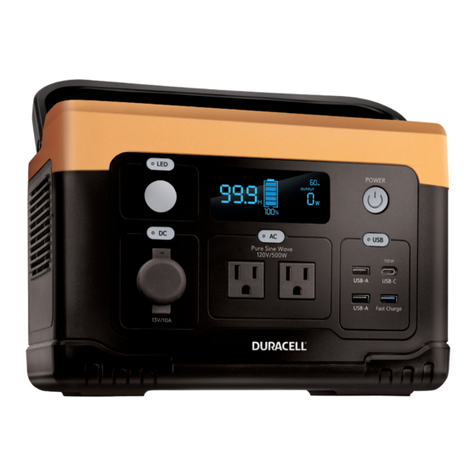 Duracell POWER 500 user manual Duracell POWER 500 user manual