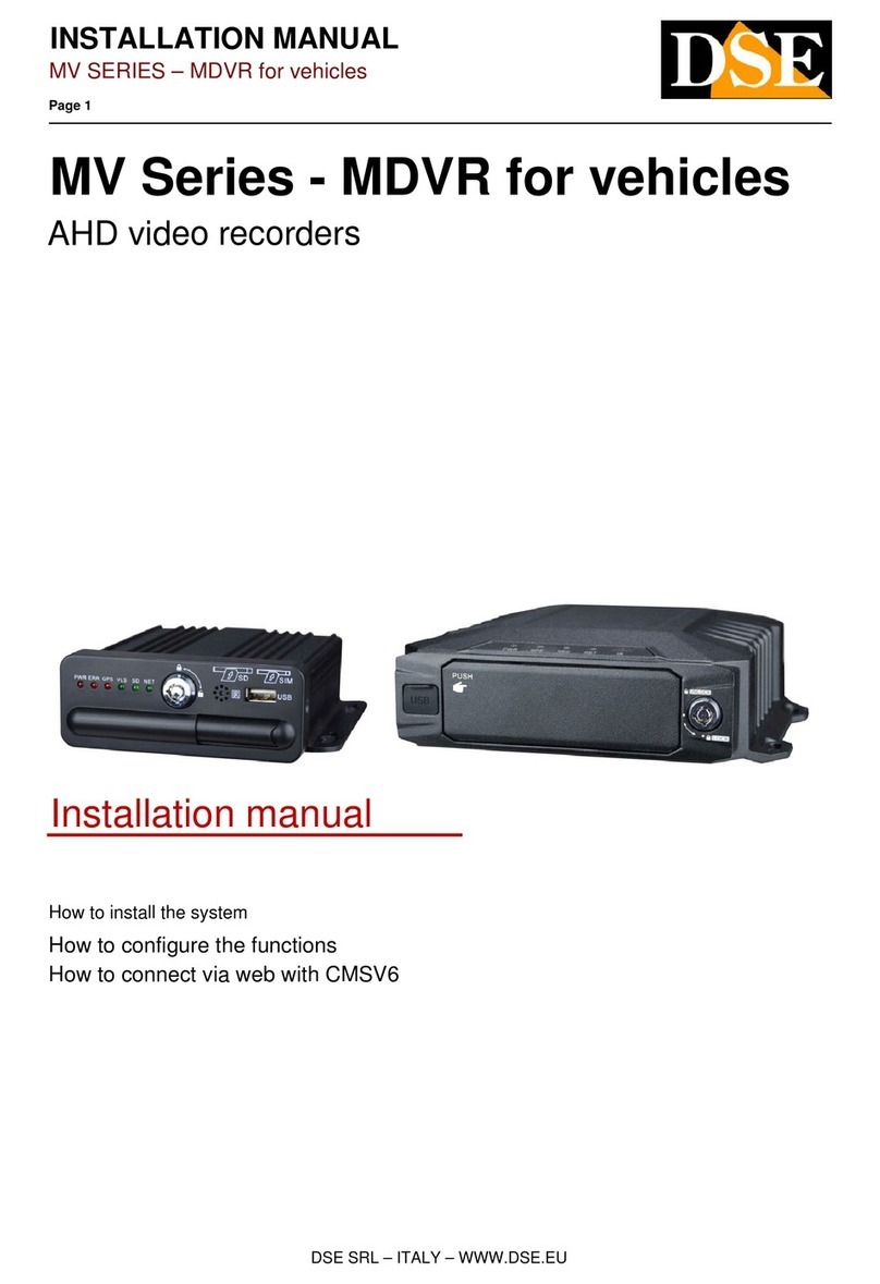 DSE MV Series installation manual