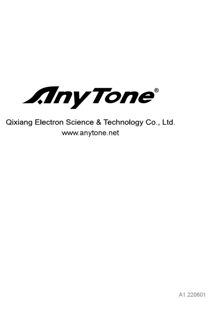 AnyTone AT-D269 User manual
