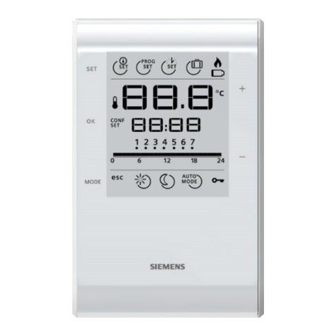 Siemens RDE50.1 operating instructions