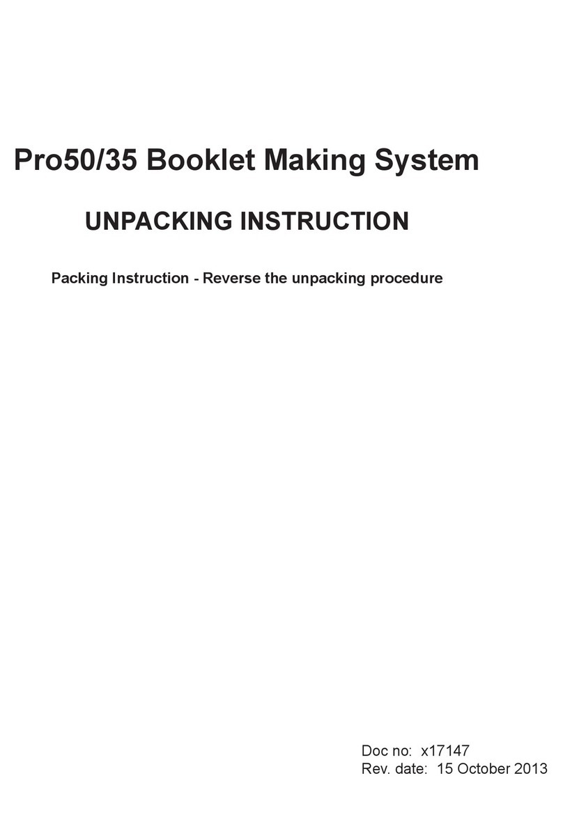 Plockmatic Pro50 Startup/unpacking instructions