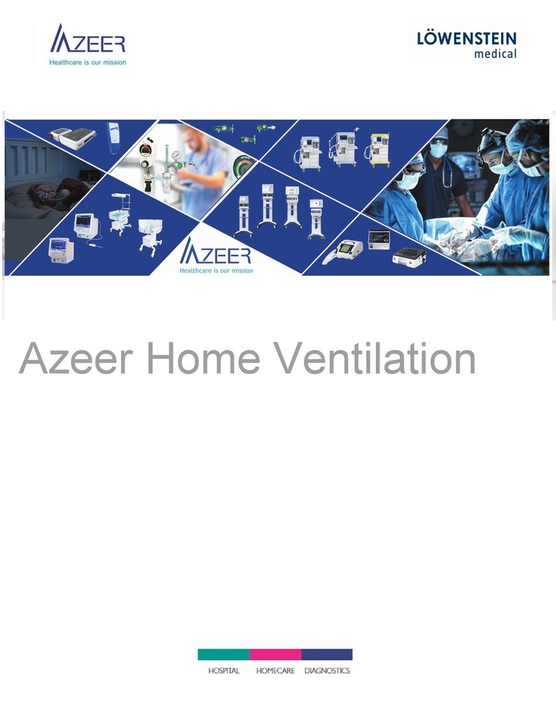 Lowenstein Medical Azeer VENTIlogic LS User manual Lowenstein Medical Azeer VENTIlogic LS User manual