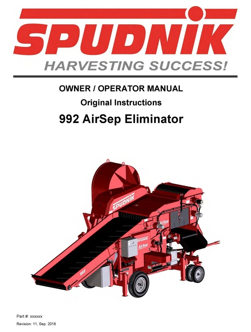 Spudnik AIRSEP 992 User manual