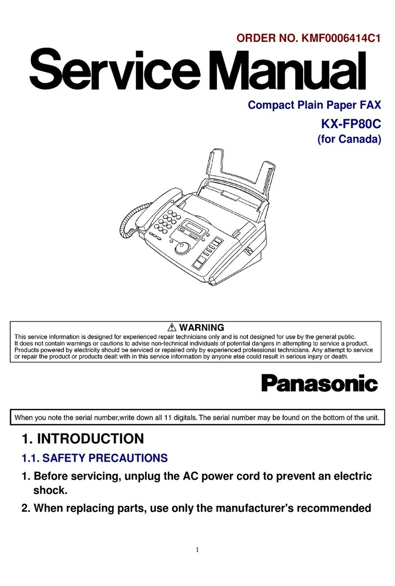 Panasonic KX-FP80C User manual