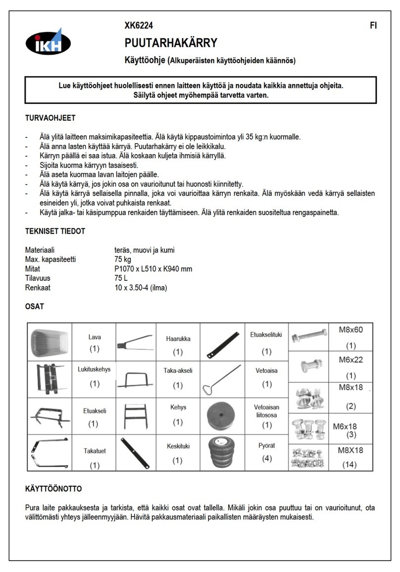 IKH XK6224 instruction manual