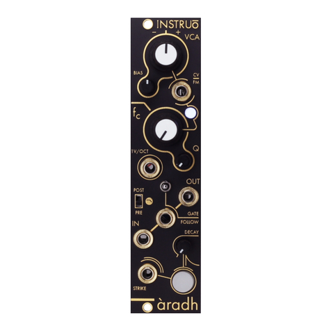 Instruo aradh User manual