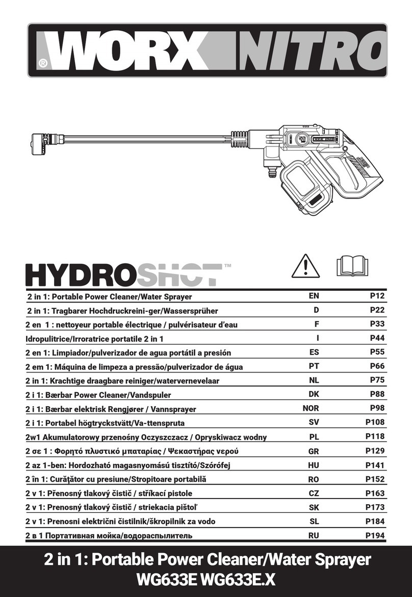 Worx Nitro HYDROSHOT WG633E instructions Worx Nitro HYDROSHOT WG633E instructions