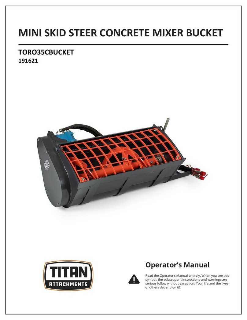 Titan Attachments TORO35CBUCKET User manual