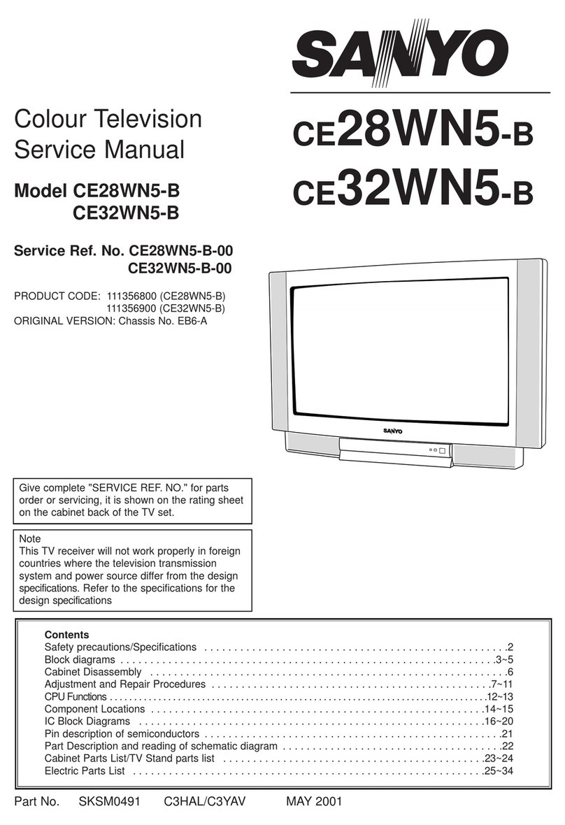 Sanyo CE28WN5-B User manual