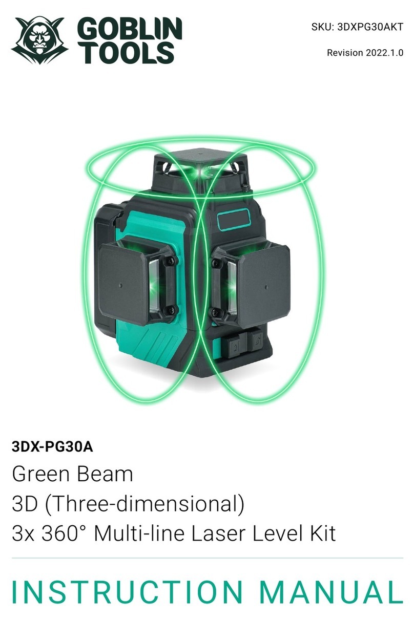 Goblin 3DX-PG30A User manual