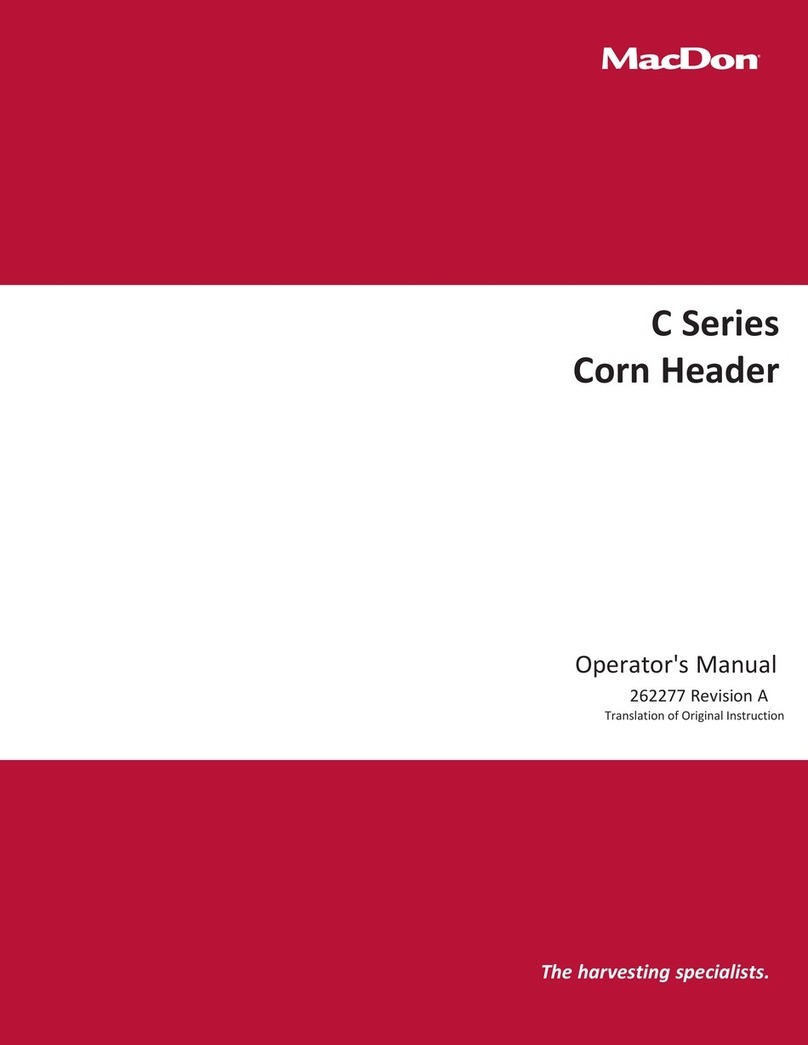 MacDon C Series User manual