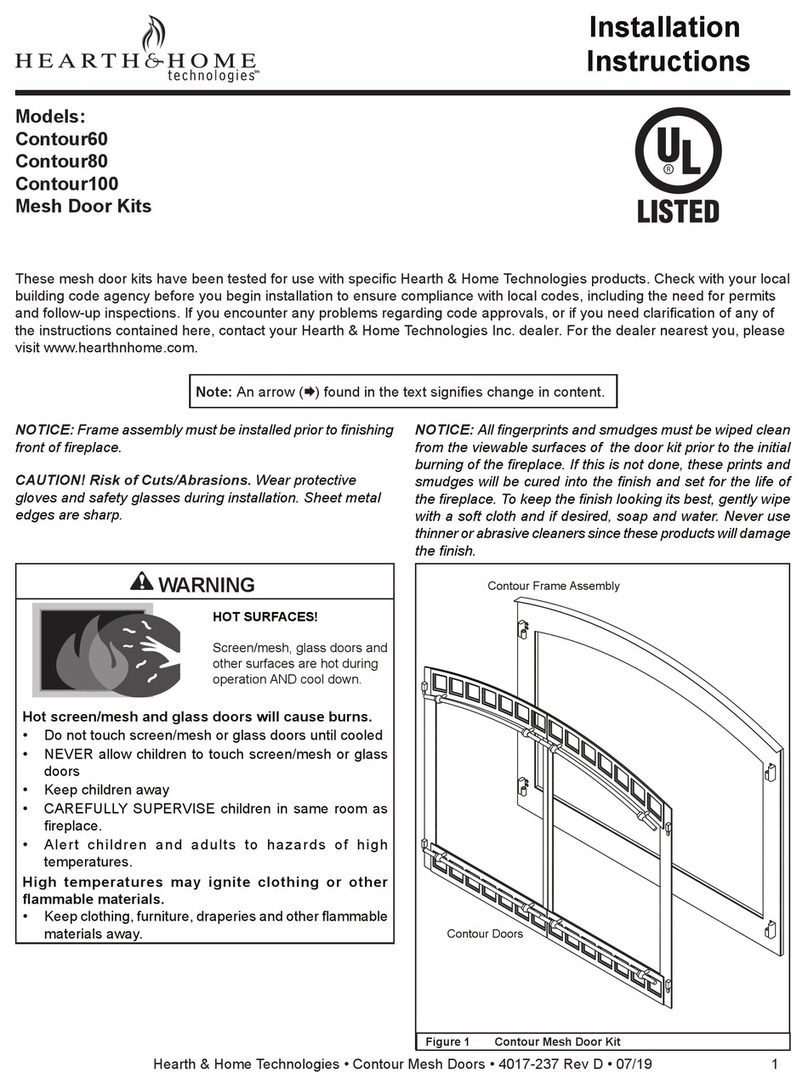 Hearth & Home Contour60 User manual Hearth & Home Contour60 User manual
