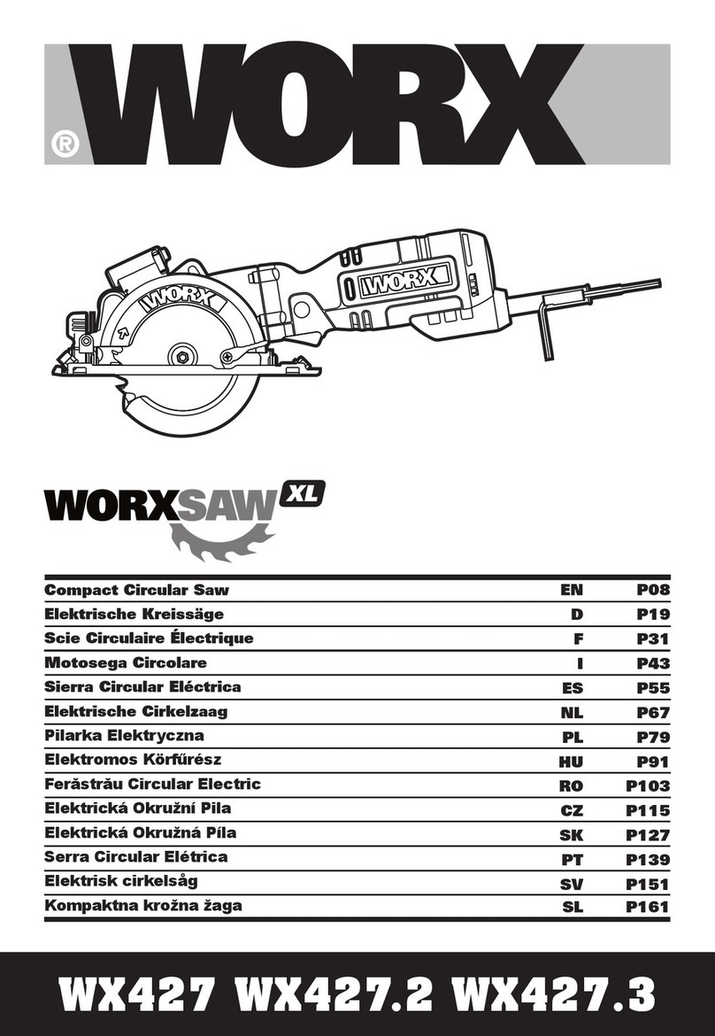 Worx WX427 User manual